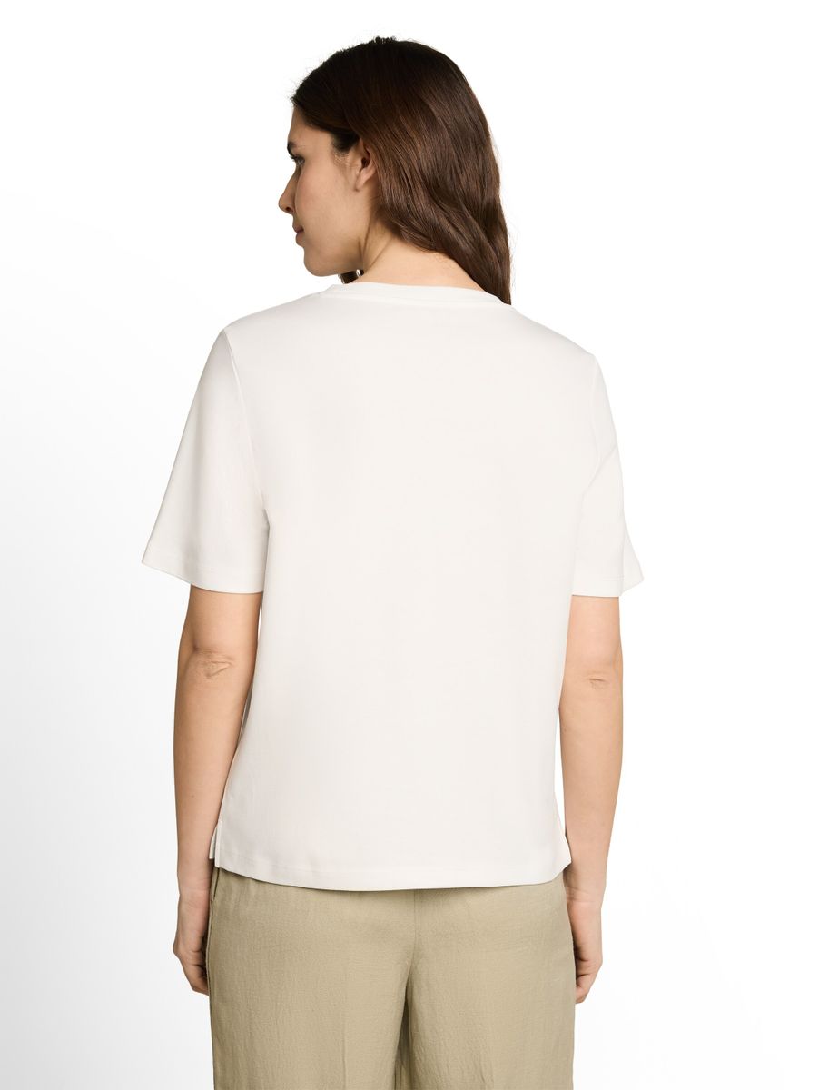 T-Shirt mit Häkel-Detail