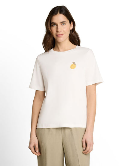 T-Shirt mit Häkel-Detail