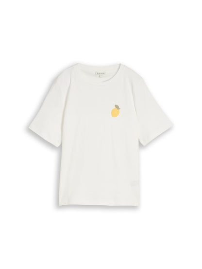 T-Shirt mit Häkel-Detail