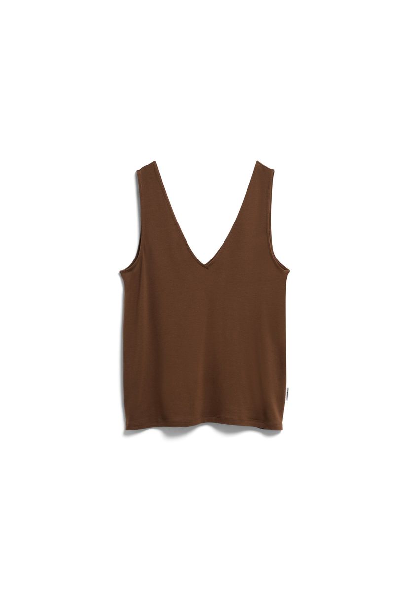 V-NECK JERSEY TOP