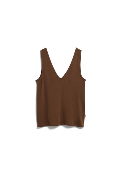 V-NECK JERSEY TOP