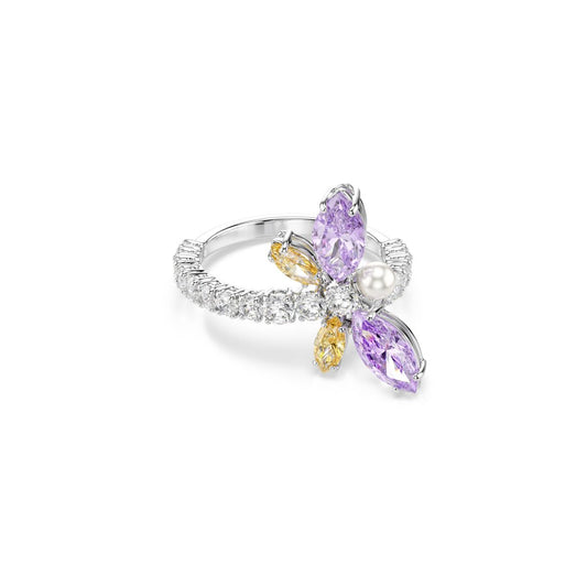 2026 Capsule Motif Ring Motif Rhodium shiny Multi - P_144037