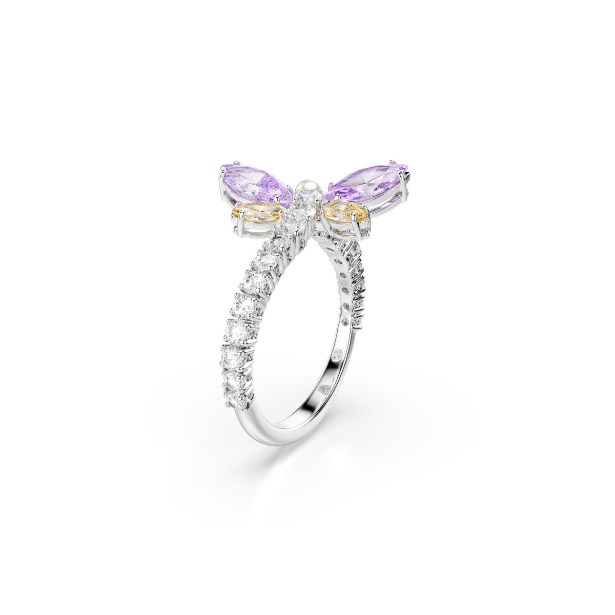 2026 Capsule Motif Ring Motif Rhodium shiny Multi - P_144037
