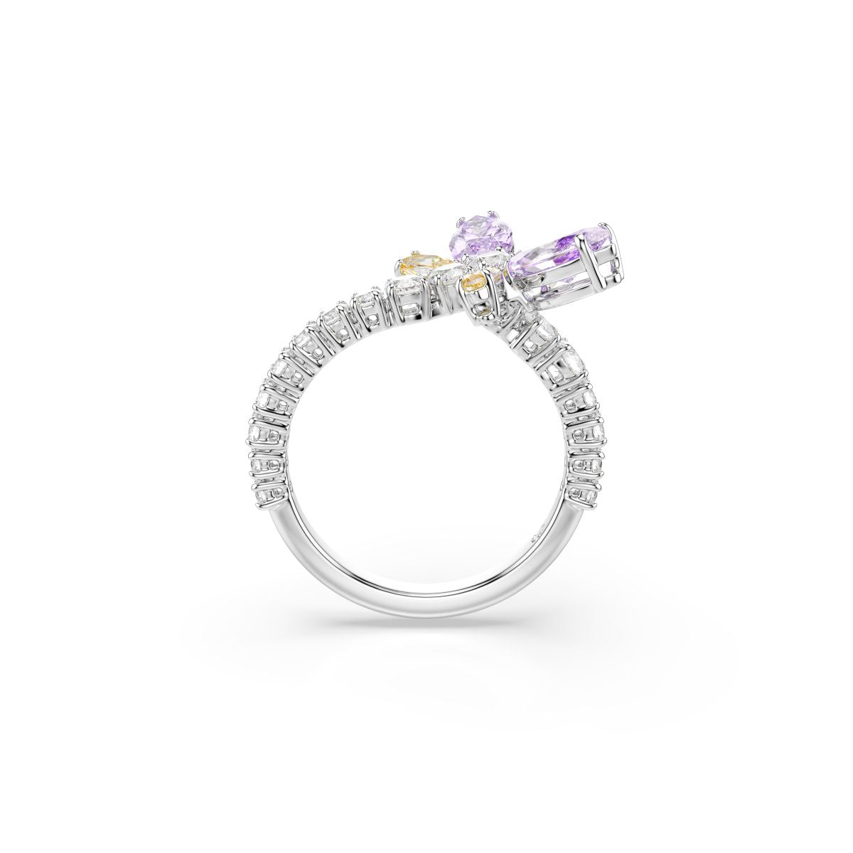 2026 Capsule Motif Ring Motif Rhodium shiny Multi - P_144037