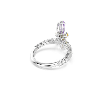 2026 Capsule Motif Ring Motif Rhodium shiny Multi - P_144037