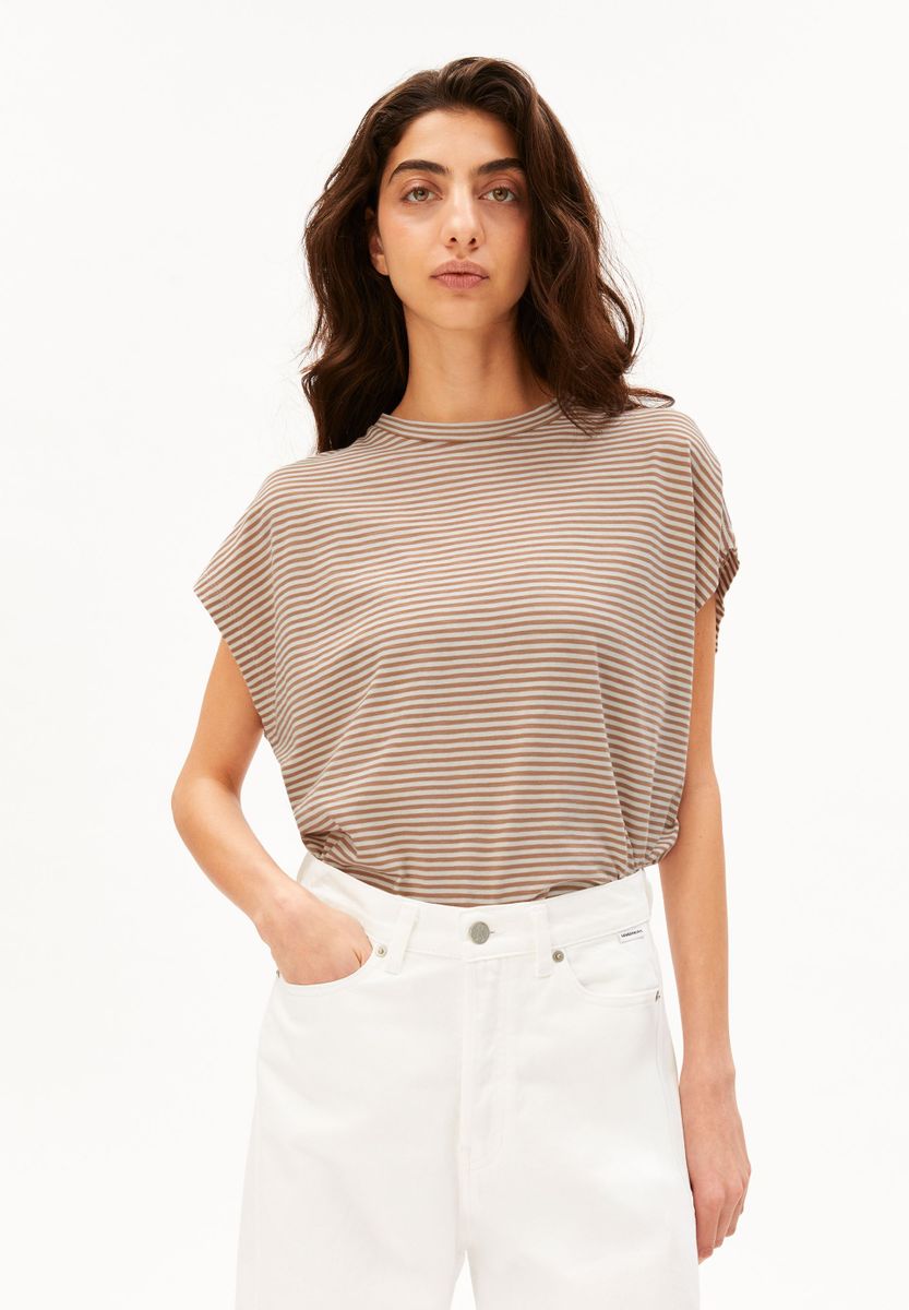 SLUB JERSEY STRIPE T-SHIRT
