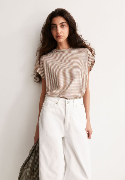 SLUB JERSEY STRIPE T-SHIRT