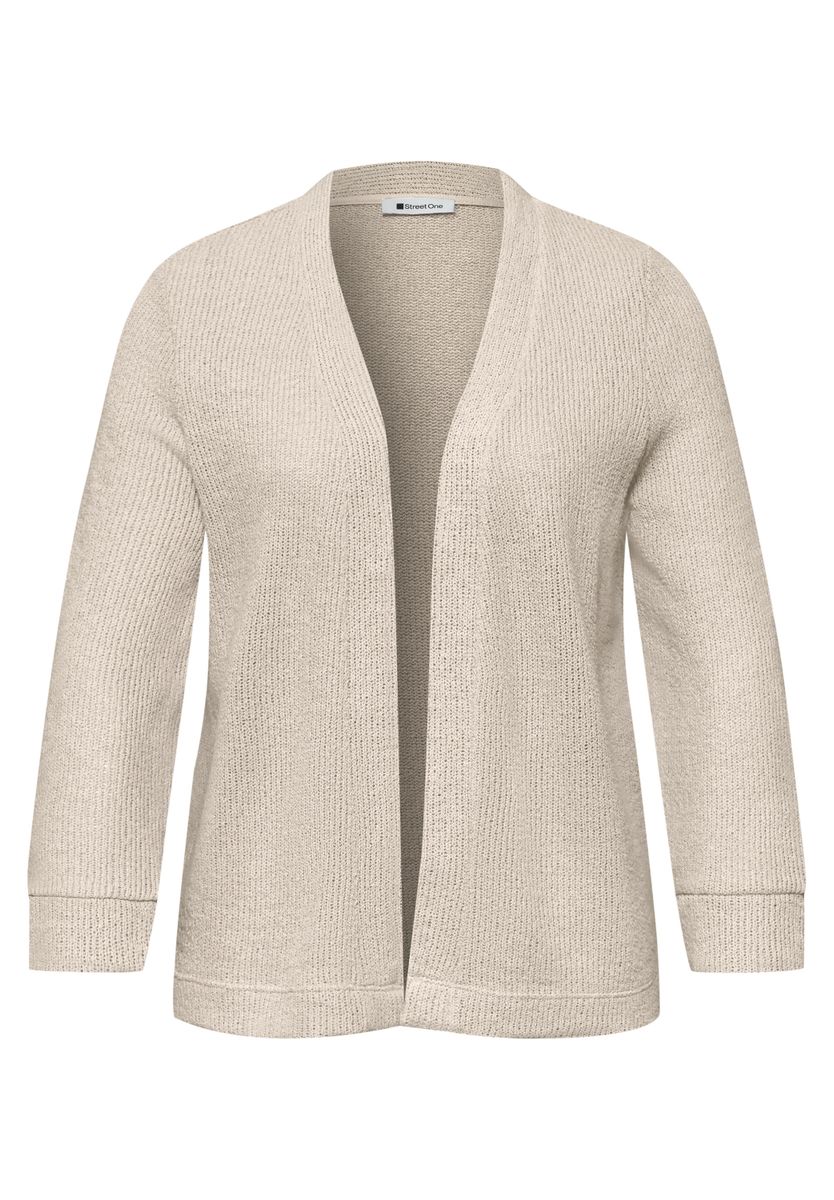 Langarm Jacke im Strick-Look
