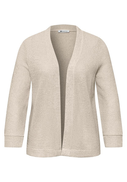 Langarm Jacke im Strick-Look