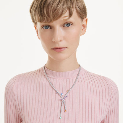 2026 Capsule Necklace Rhodium shiny Multi - P_144052