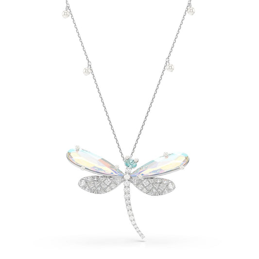 2026 Capsule Pendant and Brooch Rhodium shiny Green - P_144056