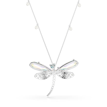 2026 Capsule Pendant and Brooch Rhodium shiny Green - P_144056