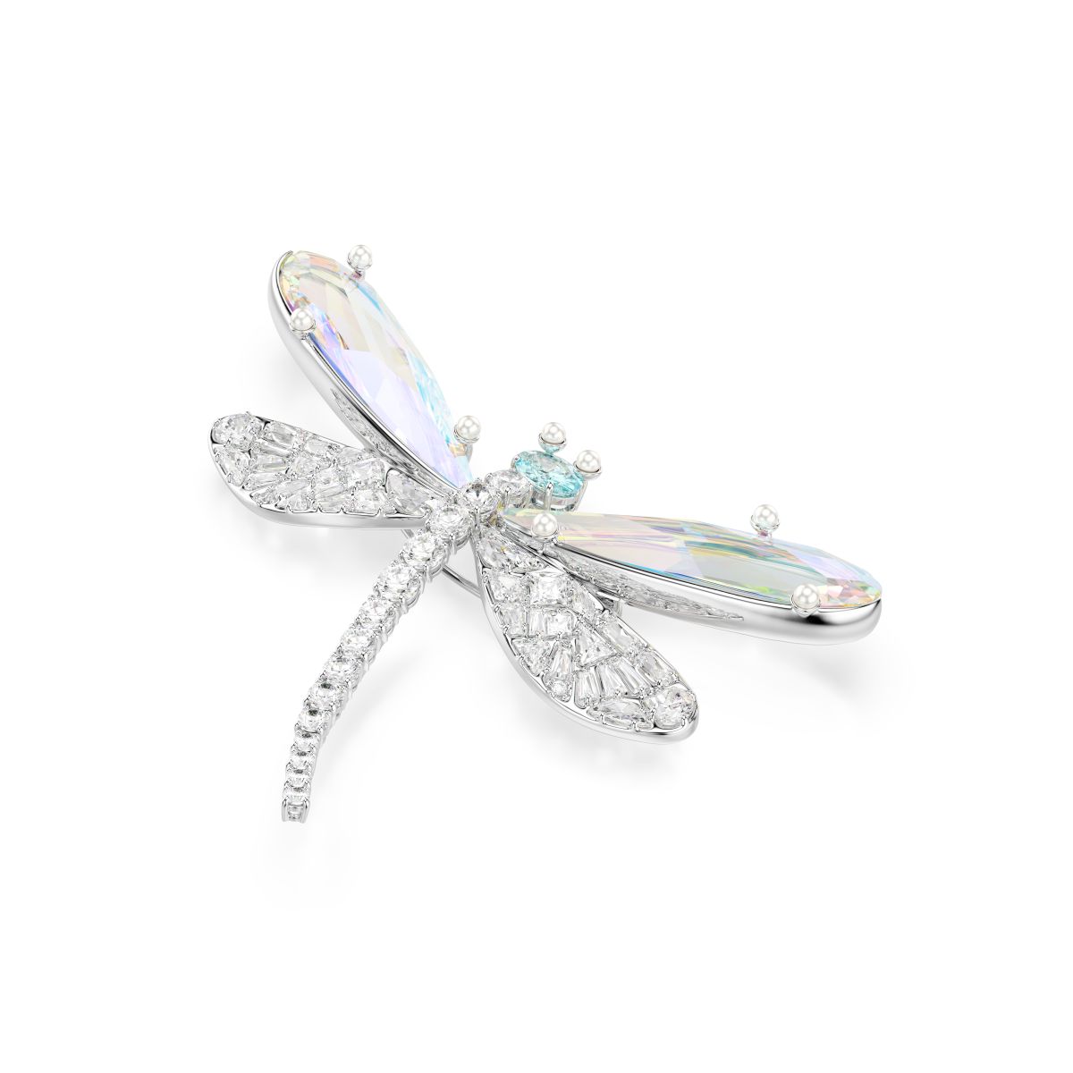 2026 Capsule Pendant and Brooch Rhodium shiny Green - P_144056