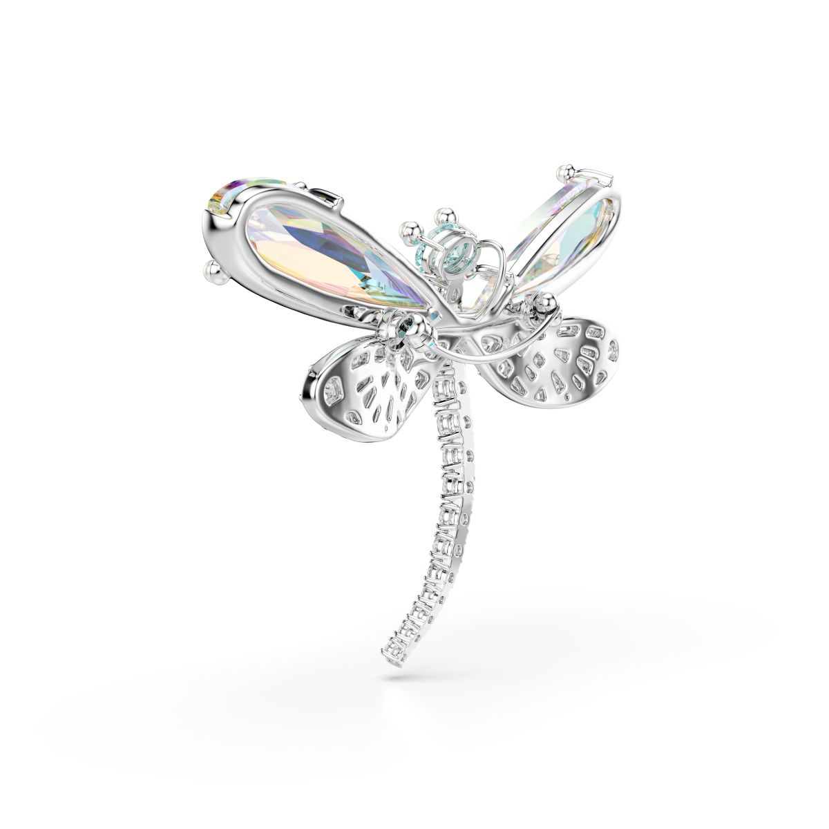 2026 Capsule Pendant and Brooch Rhodium shiny Green - P_144056