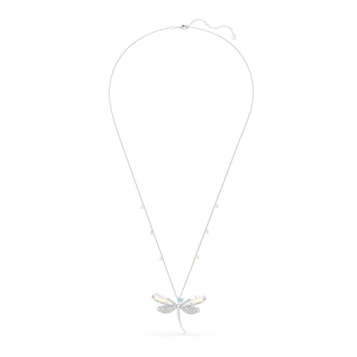 2026 Capsule Pendant and Brooch Rhodium shiny Green - P_144056