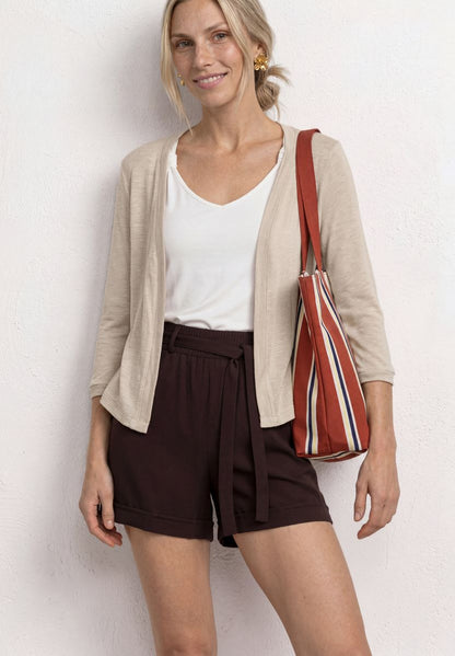 3/4-Arm Jacke in offener Passform
