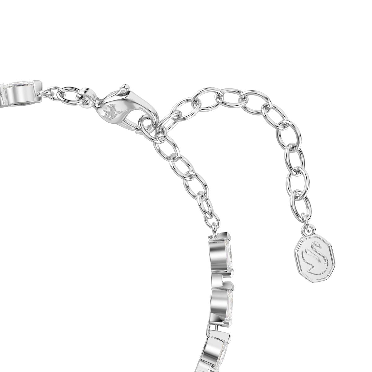 Mesmera Armband, Marquise Schliff, Weiß, Rhodiniert