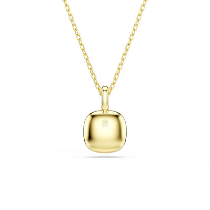 Una Angelic Anhänger, Kissenschliff, Weiß, 18K goldbeschichtet