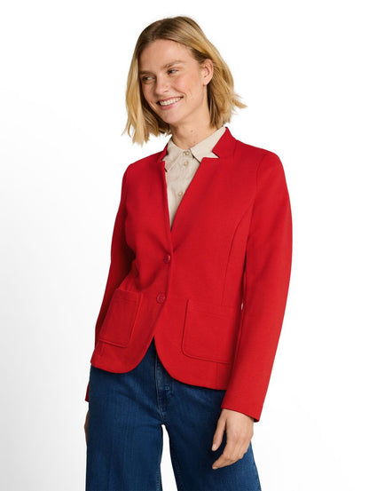 Slim Fit Blazer mit Ottoman Struktur