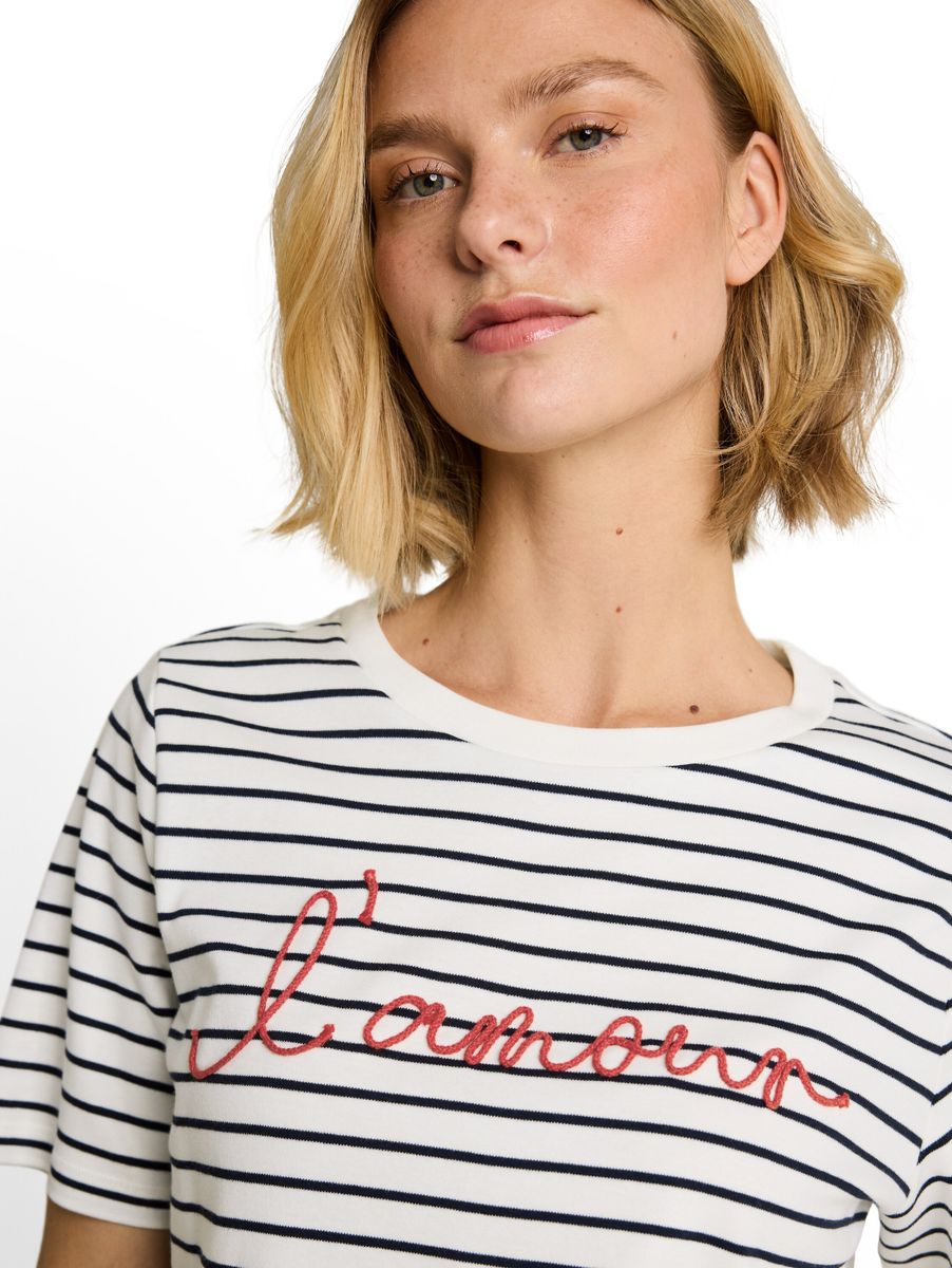 T-Shirt mit Schriftzug