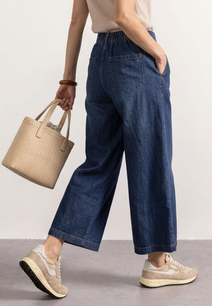 Wide Leg Jeans im Loose Fit mit Comfort Bund