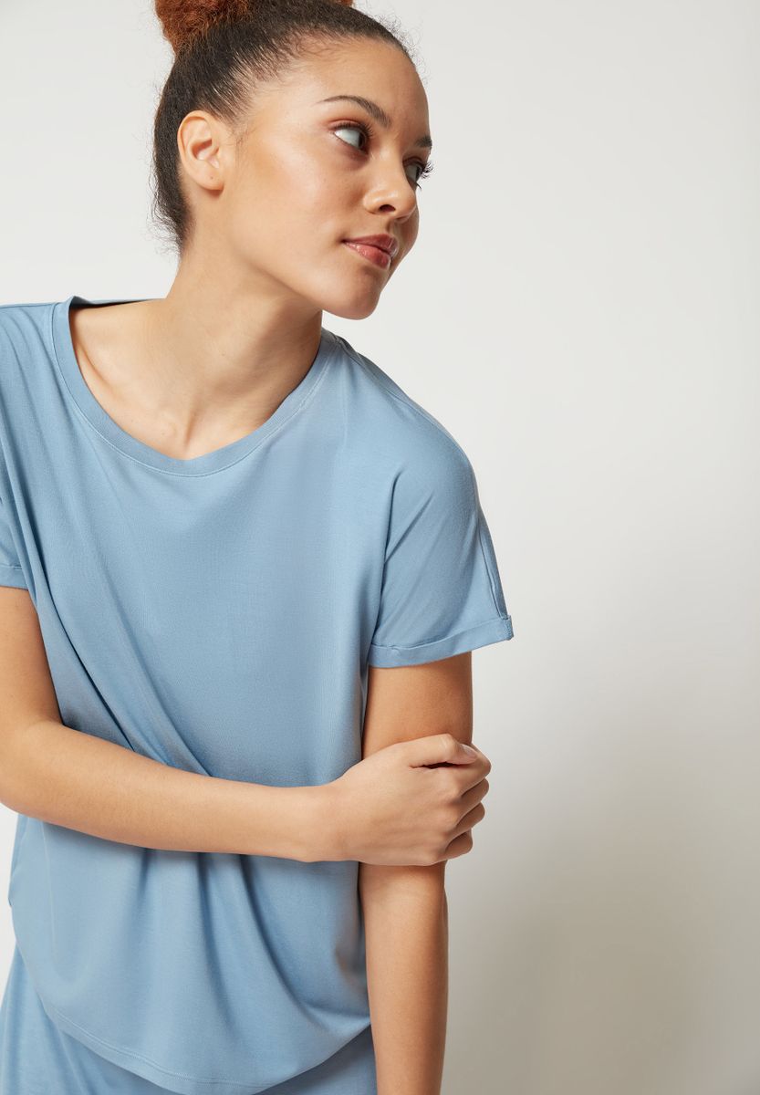 Skiny Damen Shirt kurzarm Night In Mix & Match