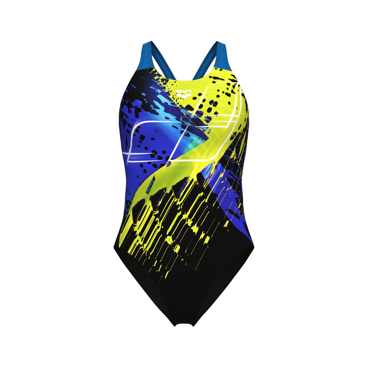WOMEN'S ARENA FUNNY SPOT SWIMSUIT V BACK LB