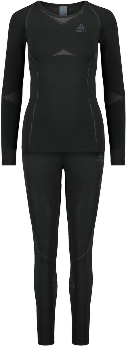 ODLO Damen Funktionsunterwäsche Lang Slim Fit 2-teilig