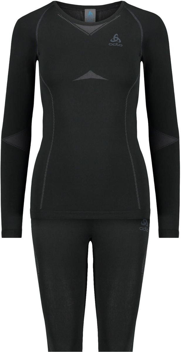 ODLO Damen Funktionsunterwäsche Lang Slim Fit 2-teilig