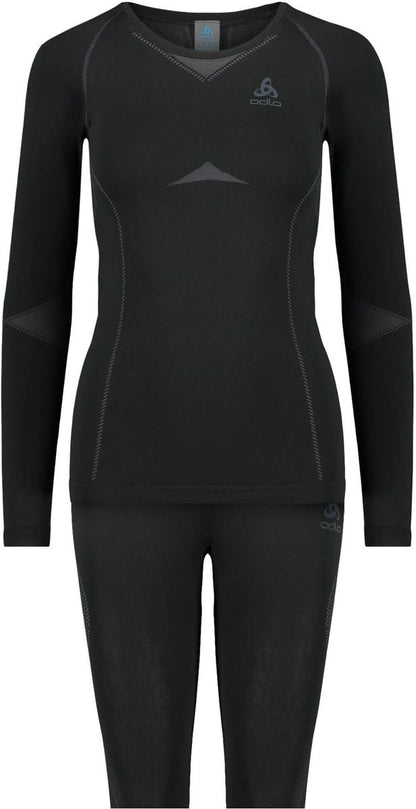 ODLO Damen Funktionsunterwäsche Lang Slim Fit 2-teilig