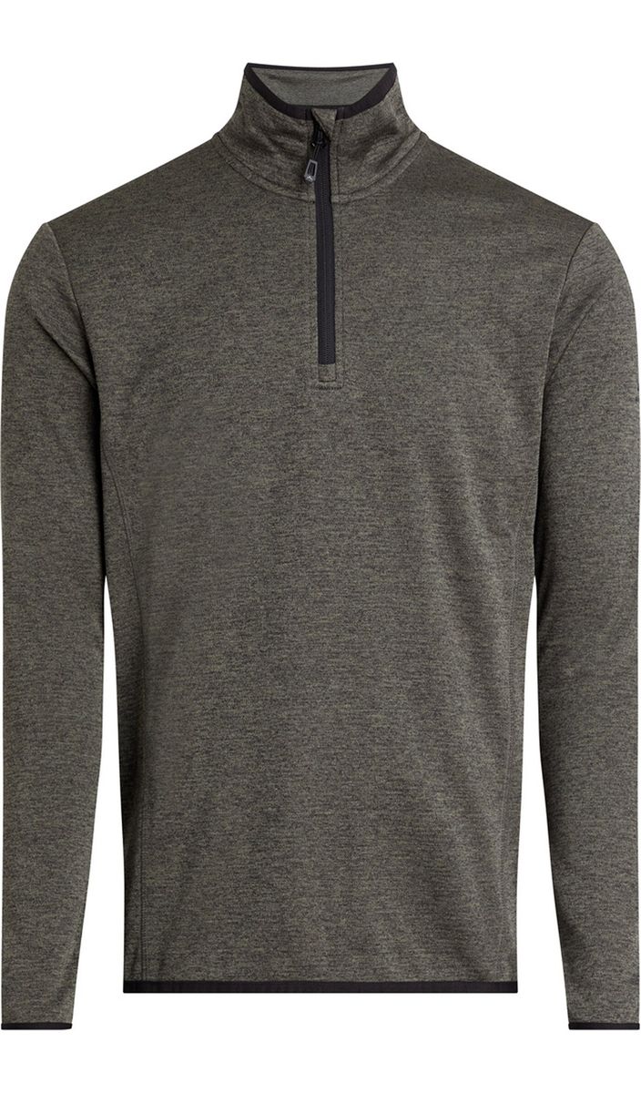McKINLEY He.-Shirt Andreas Ux - melange/olive dark