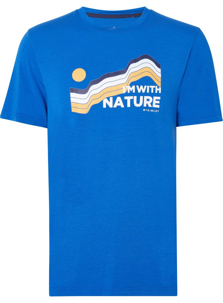 McKINLEY He.-T-Shirt Roggo M - blue dark