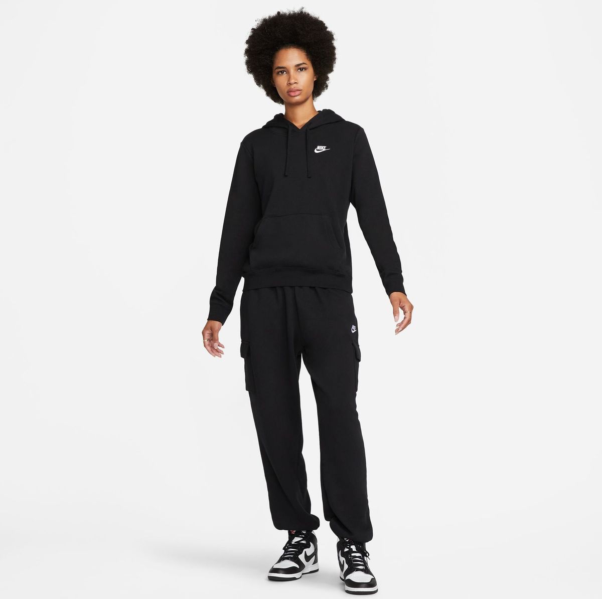 NIKE Damen Kapuzensweat W NSW CLUB FLC STD PO HDY