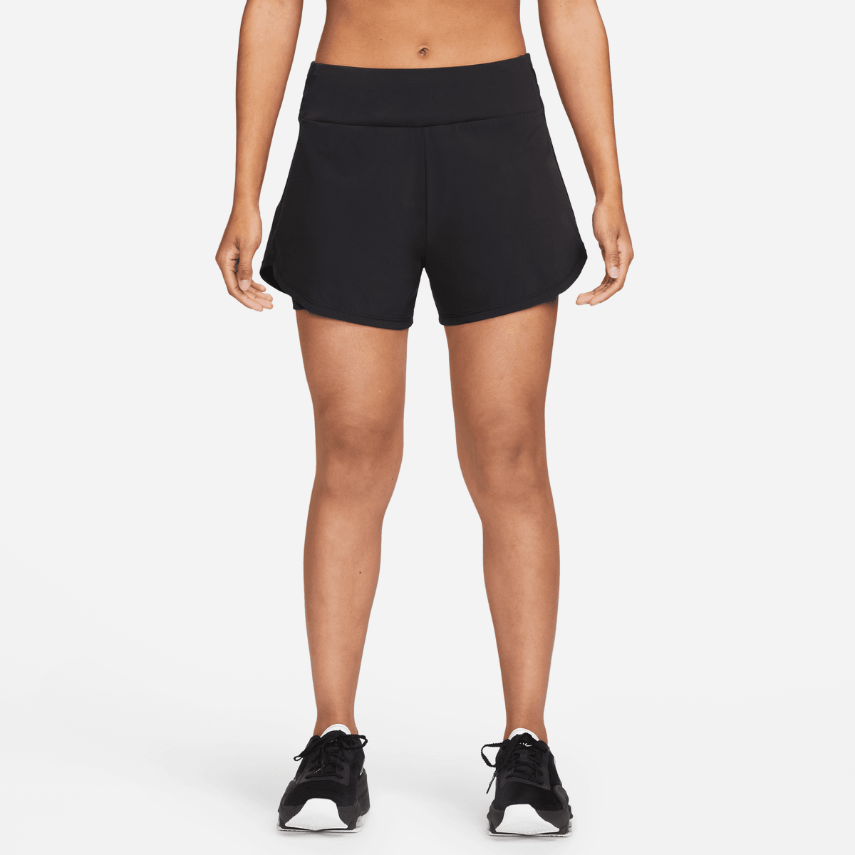 NIKE Damen Shorts W NK BLISS DF MR 3IN 2N1 SHORT