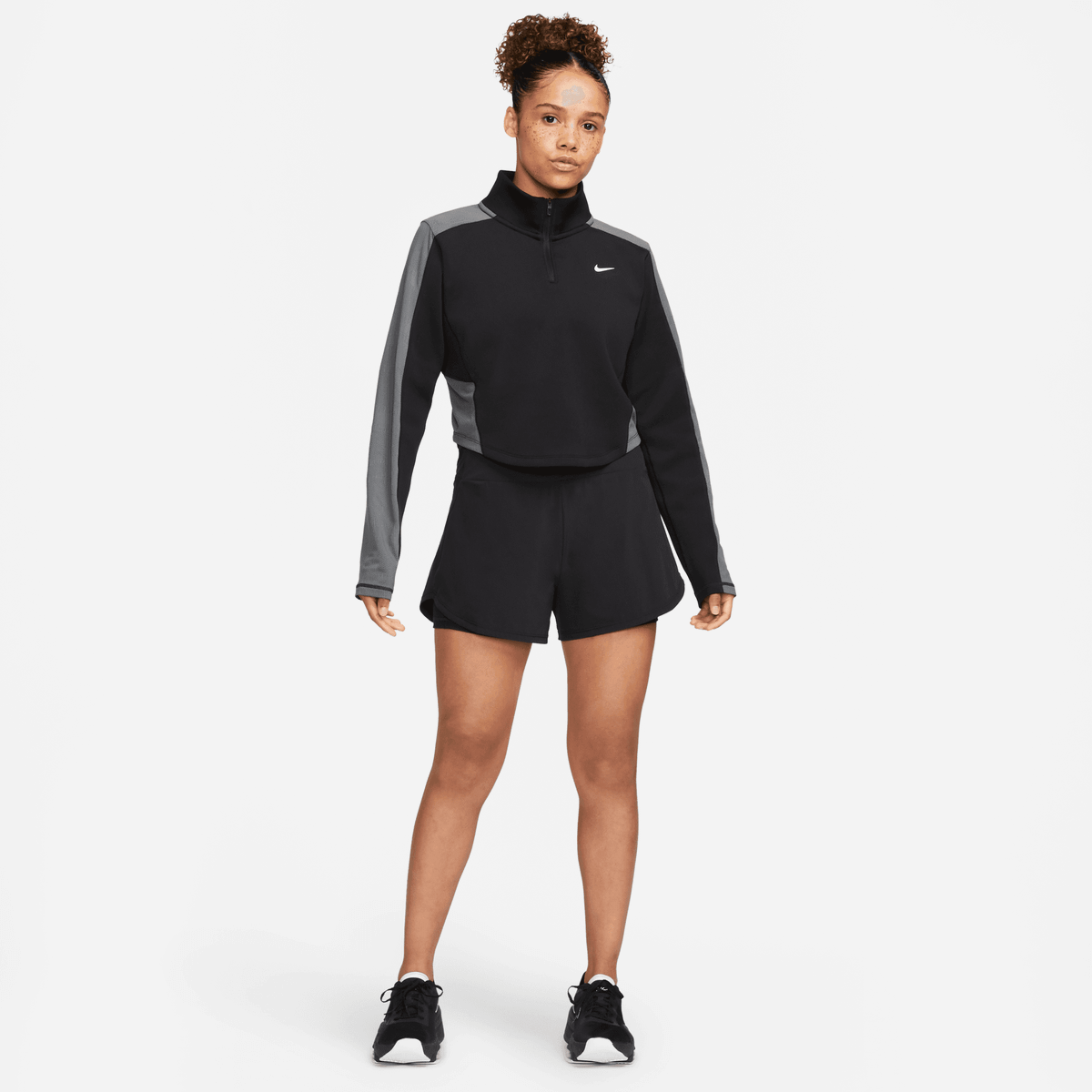 NIKE Damen Shorts W NK BLISS DF MR 3IN 2N1 SHORT