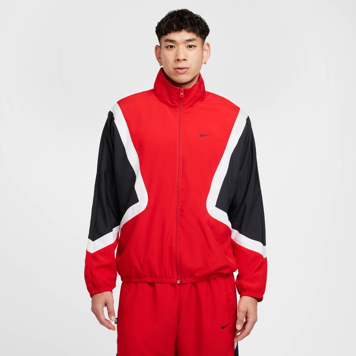 Nike M Nk Df Wvn Icon Jkt Strtfv - university red/black/white/black