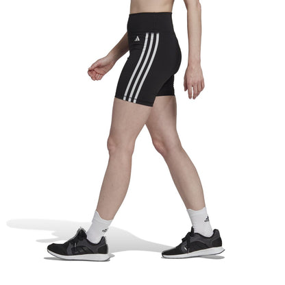 Training Essentials 3-Streifen High-Waisted kurze Tight