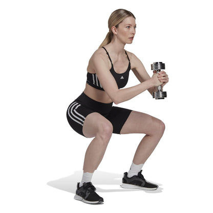 Training Essentials 3-Streifen High-Waisted kurze Tight