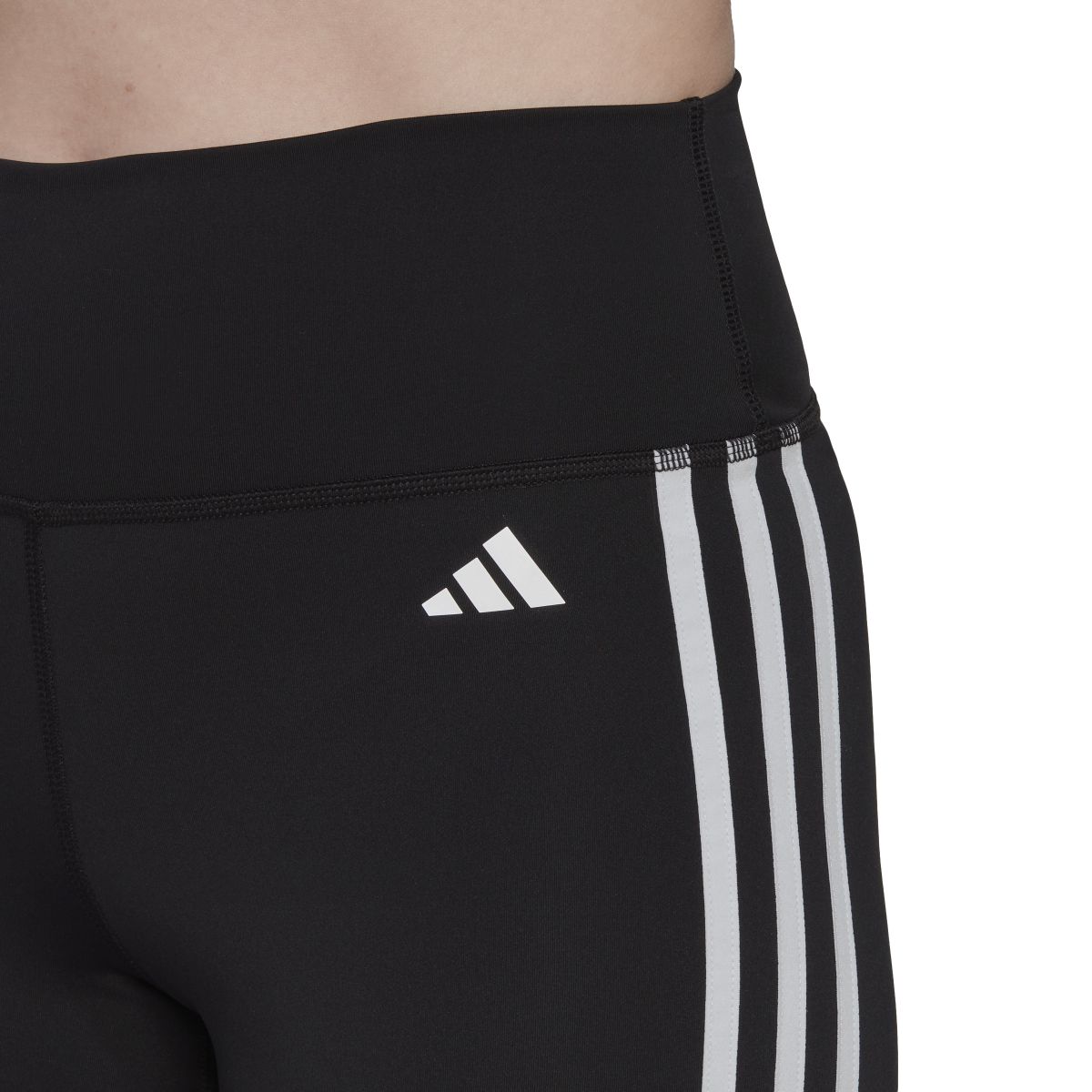 Training Essentials 3-Streifen High-Waisted kurze Tight