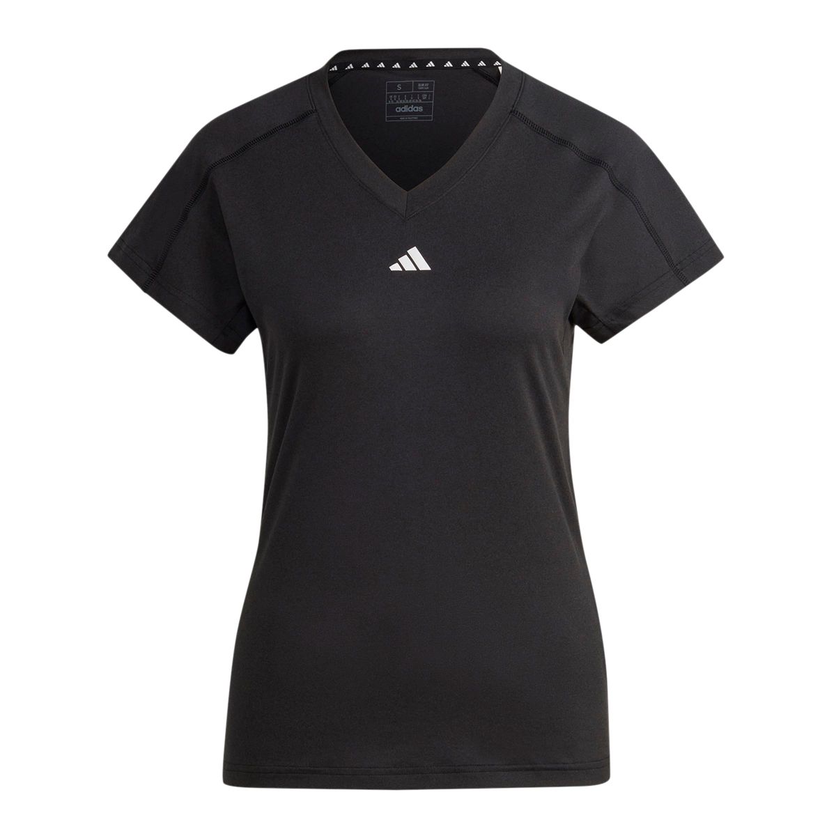 AEROREADY TRAIN ESSENTIALS MINIMAL BRANDING V-NECK T-SHIRT
