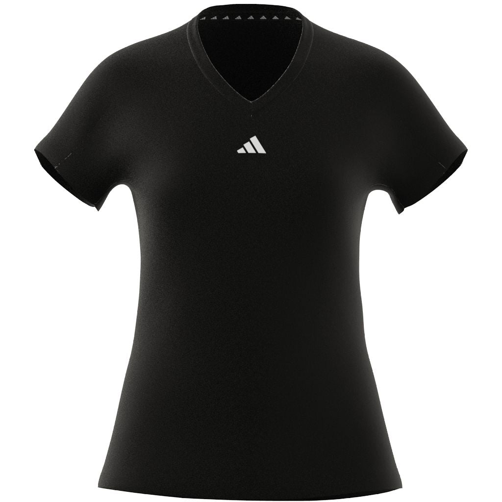 AEROREADY TRAIN ESSENTIALS MINIMAL BRANDING V-NECK T-SHIRT