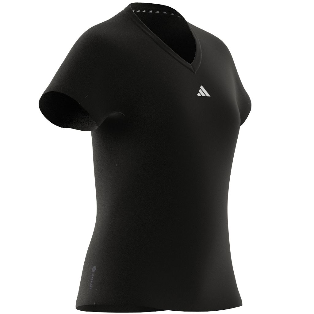 AEROREADY TRAIN ESSENTIALS MINIMAL BRANDING V-NECK T-SHIRT