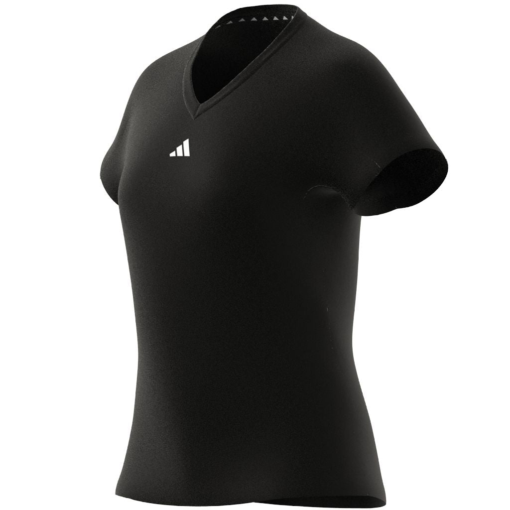 AEROREADY TRAIN ESSENTIALS MINIMAL BRANDING V-NECK T-SHIRT