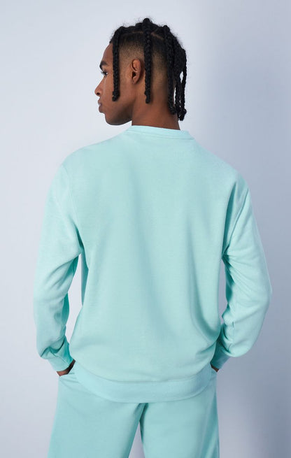 Icons Crewneck Sweatshirt Cozy Fit C Logo