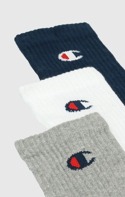 3pk Crew Socks