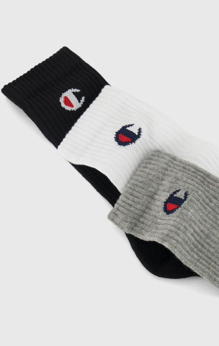 Basics 3pk Crew Socks