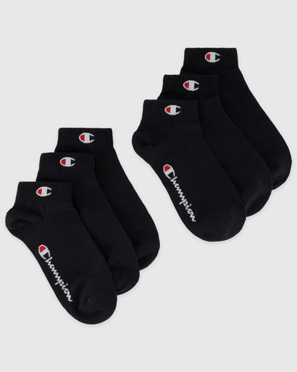 6pk Quarter Socks
