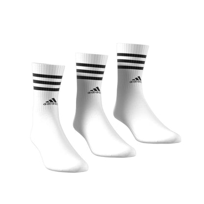 3-Streifen Cushioned Crew Socken, 3 Paar