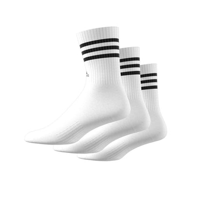 3-Streifen Cushioned Crew Socken, 3 Paar