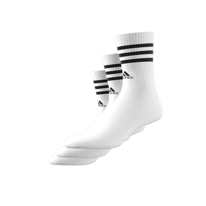 3-Streifen Cushioned Crew Socken, 3 Paar